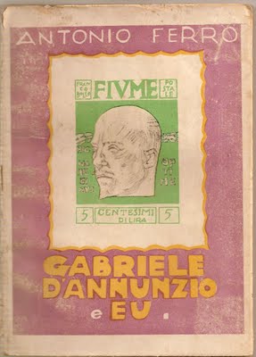 Gabriele d'Annunzio e eu; Capa de Bernardo Marques