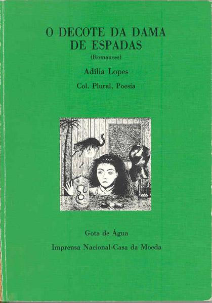 desenho na capa de Luís Manuel Gaspar, com o mesmo título do livro e datado de 1987