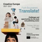 Webinar sobre financiamento para a tradução  − Europa Criativa